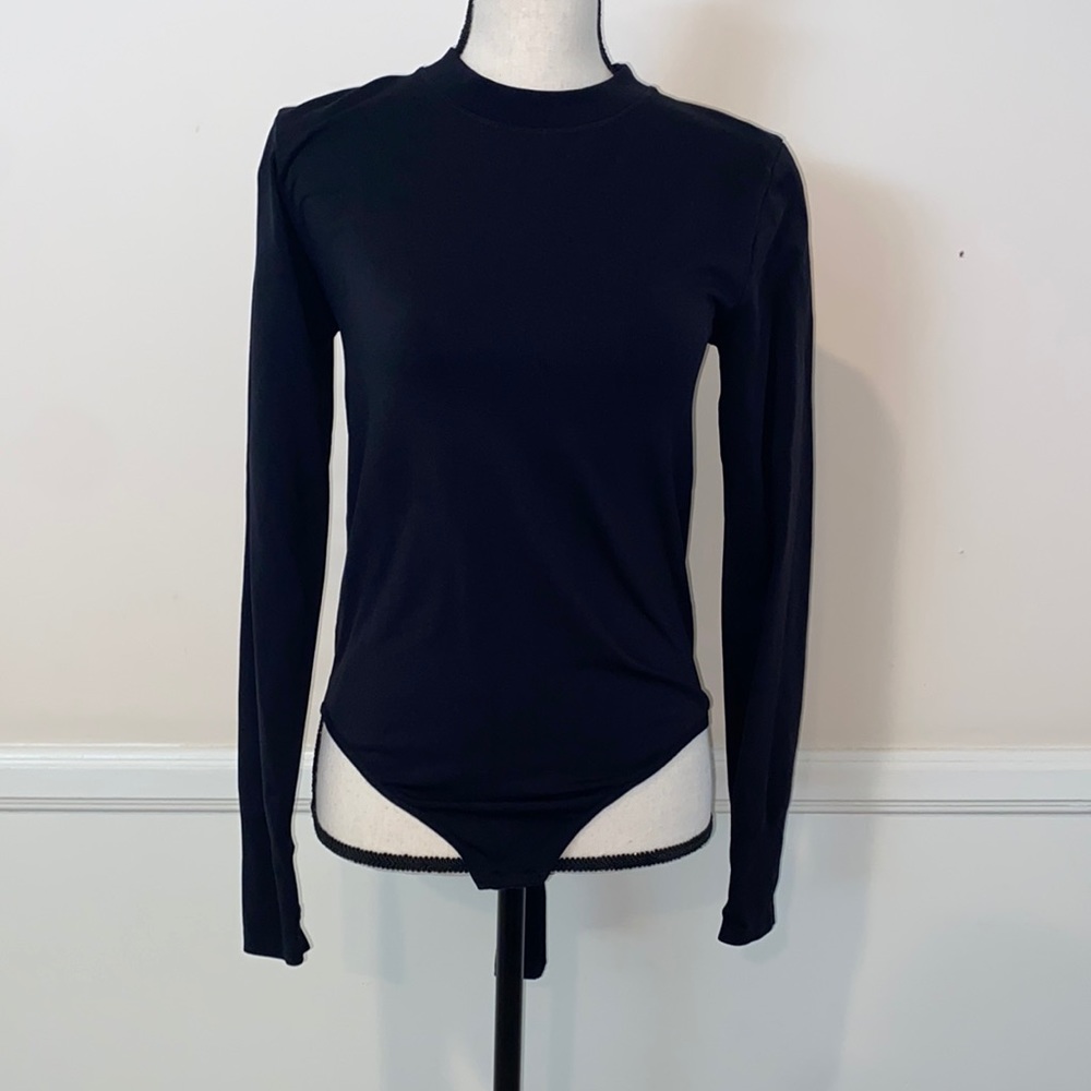 Lolë Black Long Sleeve Bodysuit